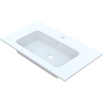  Vayer Tucana Umywalka wpuszczana w blat z otworem na baterię 70,5x50,5 cm biała 070.050.012.3-1.0.1.X.X