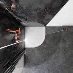  Vayer Virgo Brodzik prysznicowy półokrągły 90x90 R55 cm biały 090.090.001.2-3.0.0.0.0