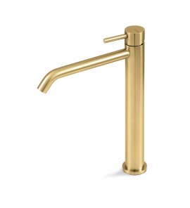 Vema Otago Bateria umywalkowa wysoka bez korka brushed gold V32021.AP.098