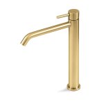 Vema Otago Bateria umywalkowa wysoka bez korka brushed gold V32021.AP.098