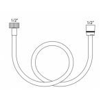 Vema Otago Wąż prysznicowy 150 cm brushed gold P000401.AP.098