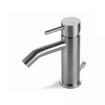 Vema Tiber Steel Bateria bidetowa z korkiem automatycznym Stal nierdzewna V17070