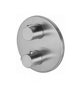 Vema Tiber Steel Bateria termostatyczna podtynkowa z dwoma wyjściami Stal nierdzewna V08115