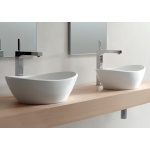 Victoria+Albert Amalfi Umywalka Stawiana na Blat 55x34 cm biała VB-AML-55-NO