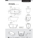 Victoria+Albert Amiata Wanna Wolnostojąca 164x80 Biała AMT-N-SW-NO