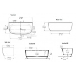 Victoria+Albert Eldon Wanna Wolnostojąca 175x85 Biała ELD-N-SW-NO