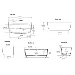 Victoria+Albert Eldon Wanna Wolnostojąca 175x85 Biała ELD-N-SW-OF