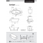 Victoria+Albert Ionian Wanna Wolnostojąca 170x79 Biała INN-N-SW-NO