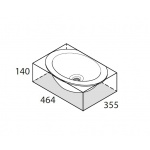Victoria+Albert Kaali 46 Umywalka Podblatowa 46x36 Biała UB-KAA-46-IO