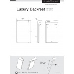 Victoria+Albert Luxury Backrest Oparcie dla pleców antracyt BR-SIT-AN
