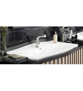 Victoria+Albert Mandello 114 Solo Umywalka Półwpuszczana w Blat 115x58 Biała DB-MAN-1TH-114-IO