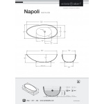 Victoria+Albert Napoli Wanna Wolnostojąca 190x85 cm Biała NAP-N-SW-NO