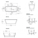 Victoria+Albert Pembroke Wanna Wolnostojąca 177x80 Biała PEM-N-SW-NO