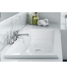 Victoria+Albert Rosendale 122 Umywalka Wpuszczana w Blat 121x38 Biała DU-ROS-122-IO