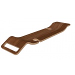 Victoria+Albert Tombolo 8 Półka wannowa Laminat w kolorze orzecha TOM-08-WAL