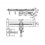 Viega Advantix Vario Korpus odpływu liniowego 30-120 cm 721671