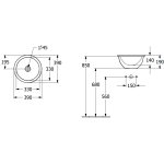 Villeroy&Boch Loop&Friends Umywalka wpuszczana w blat ∅39 biały połysk 4A590001