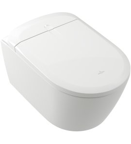 Villeroy&Boch Supreo Miska wisząca bezrantowa 61,2x38,4 ze spłukiwaniem wirowym i deską biały V16EN2R1