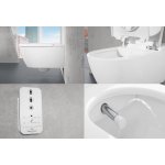 Villeroy&Boch ViClean Miska bezrantowa 59,5x38,5 z funkcją bidetu z deską sedesową biała V0E100R1