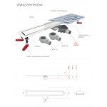 Wiper New Invisible Odpływ liniowy 60 cm chrom 100.3389.00.060