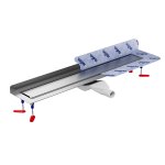 Wiper New Invisible ZK Odpływ liniowy 100 cm 500.0804.00.100