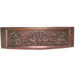 Zlew kuchenny Jednokomorowy Retro Cobre miedziany młotkowany 84x62 cm SLZJ-005