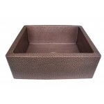 Zlewozmywak Jednokomorowy Cobre miedziany młotkowany 60x50 cm SLANNA