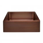 Zlewozmywak Jednokomorowy Cobre miedziany gładki 80x50 cm SLJULIA