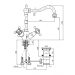 Zucchetti Agora Bateria Umywalkowa Jednootworowa chrom ZAG362