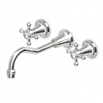 Zucchetti Agora Bateria Umywalkowa 3-otworowa Podtynkowa element zewnętrzny chrom ZAG672