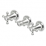 Zucchetti Agora Bateria Wannowo-natryskowa Podtynkowa z przełącznikiem elementy zewnętrzne chrom ZAG695