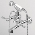 Zucchetti Agora Classic Bateria Wannowo-natryskowa naścienna chrom ZAL254