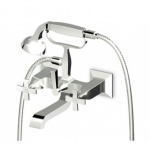 Zucchetti Agora Classic Bateria Wannowo-natryskowa naścienna chrom ZB1228