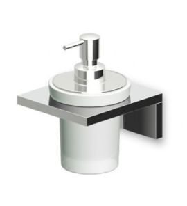 Zucchetti Aguablu Dozownik do Mydła naścienny szkło matowe ZAC415