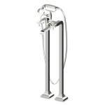 Zucchetti Bellagio Bateria Wannowo-natryskowa Podtynkowa wolnostojąca z zestawem natryskowym elemnty zewnętrzne chrom ZB1247