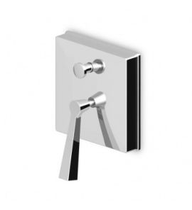 Zucchetti Bellagio Bateria Wannowo-natryskowa Jednouchwytowa Podtynkowa element zewnętrzny chrom ZP3612