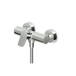 Zucchetti Brim Bateria natryskowa jednouchwytowa naścienna chrom ZBR106