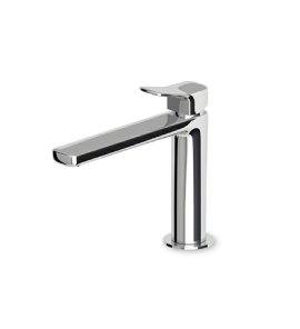 Zucchetti Brim Bateria umywalkowa jednouchwytowa z wydłużoną wylewką bez korka automatycznego chrom ZBR383