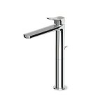 Zucchetti Brim Bateria umywalkowa jednouchwytowa wysoka z korkiem 1¼” chrom ZBR309