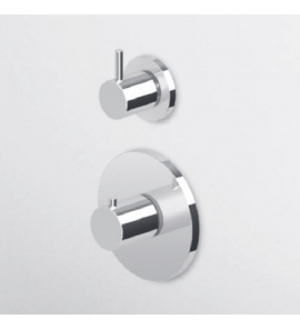 Zucchetti Closer Bateria Natryskowa Termostatyczna Podtynkowa elementy zewnętrzne chrom ZP1646