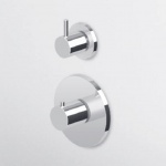 Zucchetti Closer Bateria Natryskowa Termostatyczna Podtynkowa elementy zewnętrzne chrom ZP1646