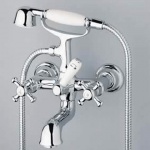 Zucchetti Delfi Bateria Wannowo-Natryskowa chrom  Z46230.8008