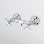 Zucchetti Delfi Bateria Natryskowa Ścienna chrom Z46055.8008