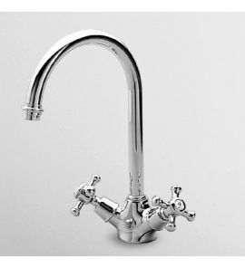 Zucchetti Delfi Bateria zlewozmywakowa 1-otworowa chrom Z46217.8008