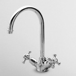 Zucchetti Delfi Bateria zlewozmywakowa 1-otworowa chrom Z46217.8008