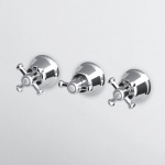 Zucchetti Delfi Bateria Wannowo-natryskowa chrom  Z46695