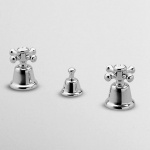 Zucchetti Delfi Zestaw bidetowy 3-otworowy chrom  Z4668P.8008