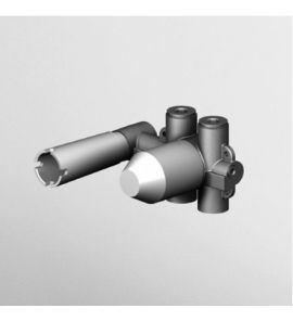 Zucchetti Element podtynkowy baterii umywalkowej 2-otworowej R99815