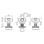 Zucchetti Element podtynkowy baterii wannowo-natryskowej  R99502