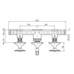 Zucchetti Element podtynkowy baterii wannowo-natryskowej  R99508